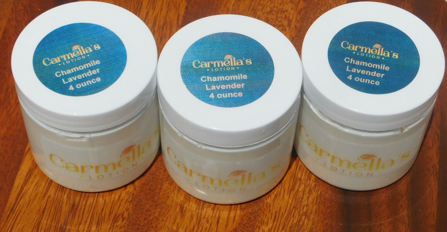 Chamomile Lavender Cream Lotion - Carmella’s Lotion