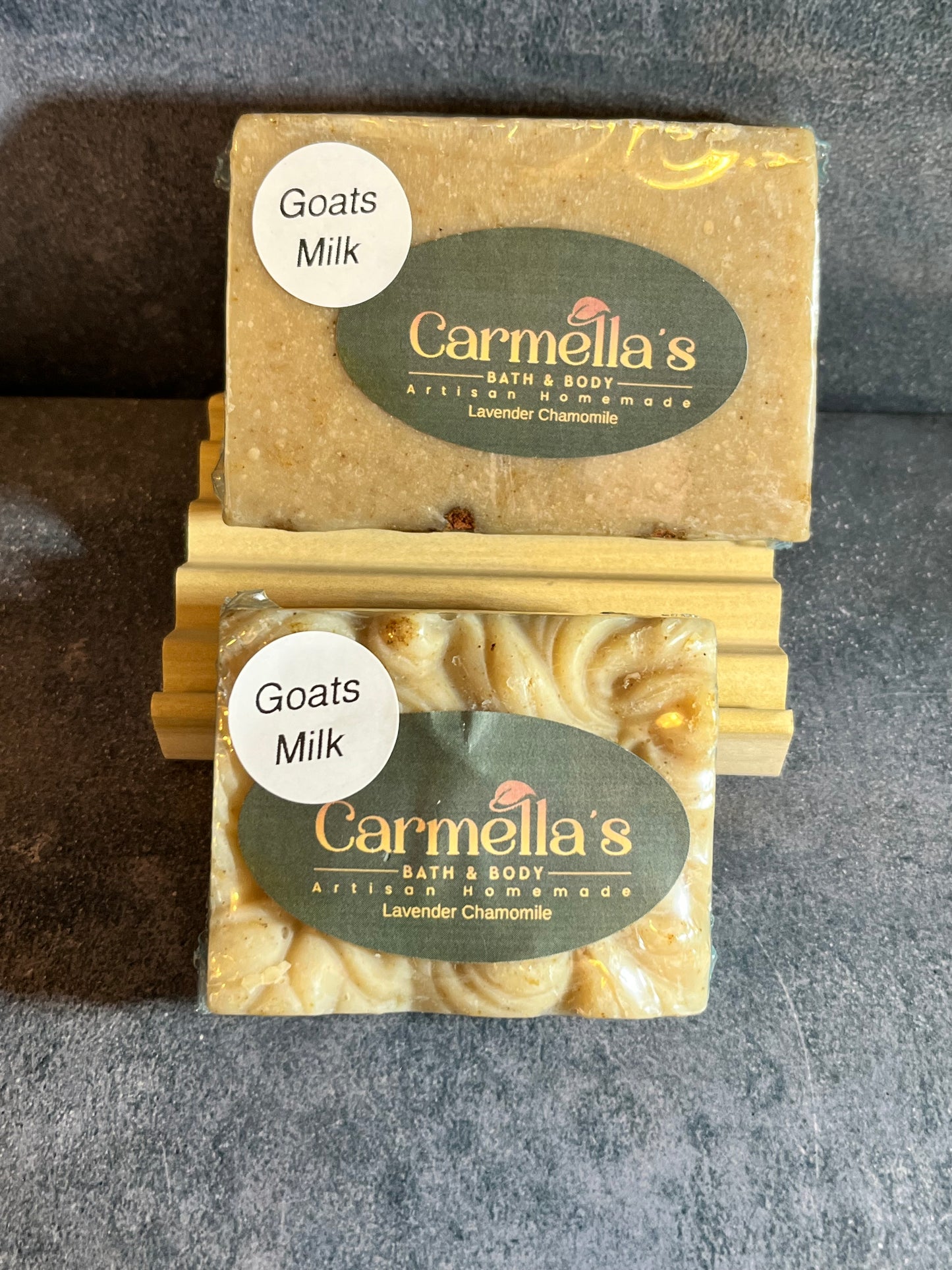 Lavender Chamomile Goat Milk Soap - Carmella’s Bath & Body
