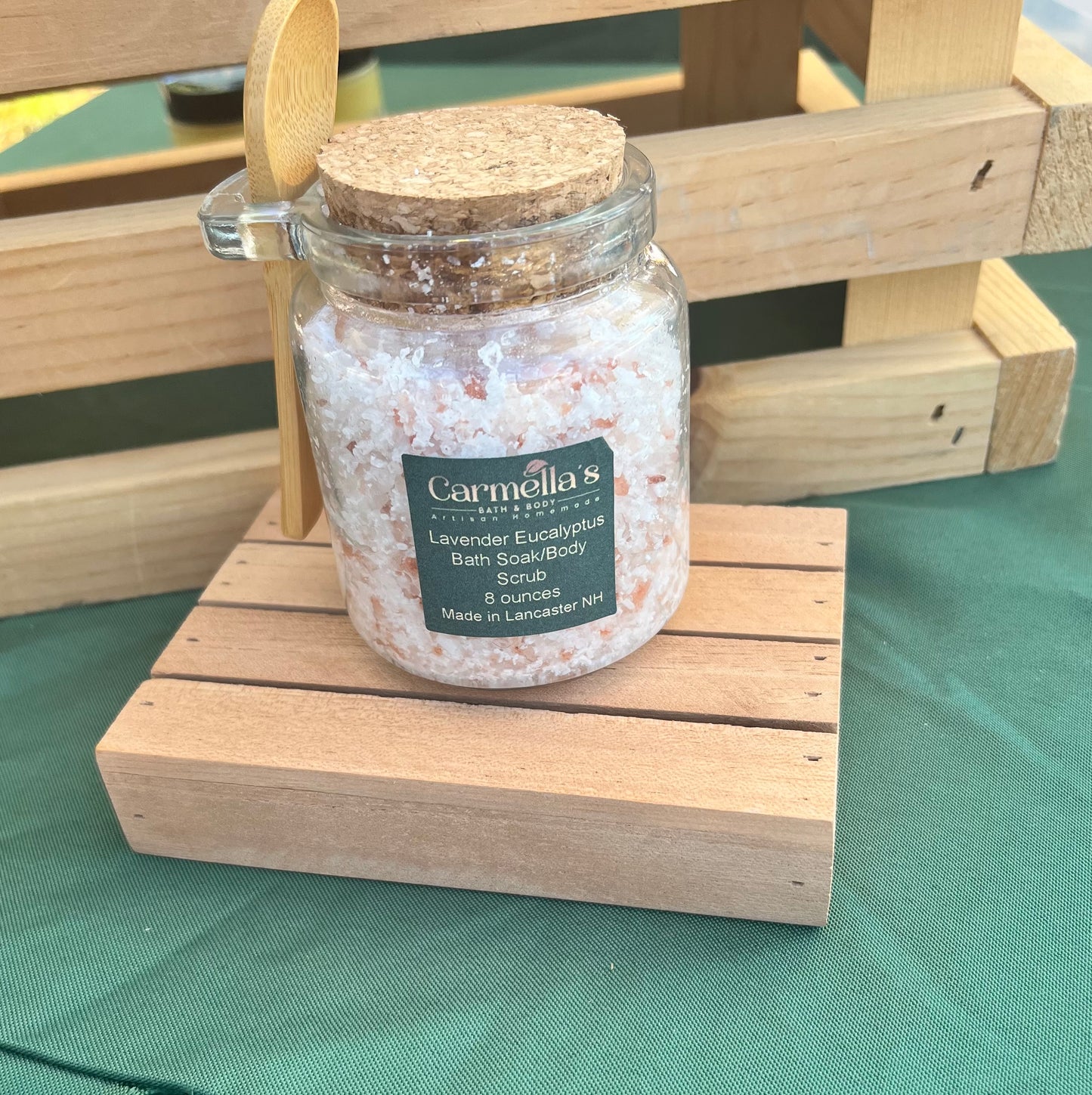 Lavender Eucalyptus Bath Soak/Body Scrub - Carmella’s Bath & Body