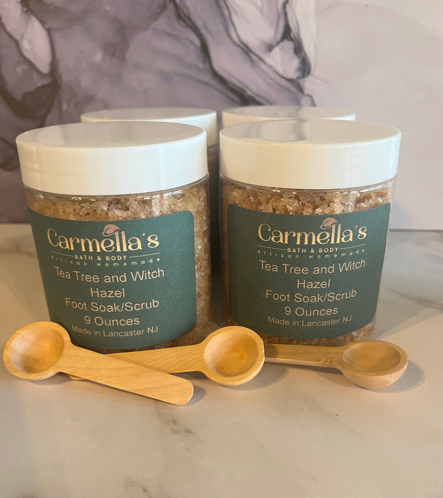 Tea Tree Witch Hazel Foot Soak - Carmella’s Bath & Body