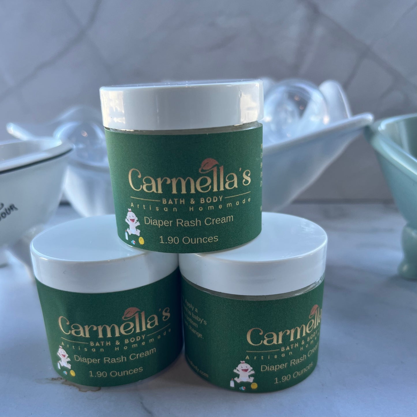 Chamomile Diaper Rash Crea (balm)oupp - Carmella’s Bath & Body