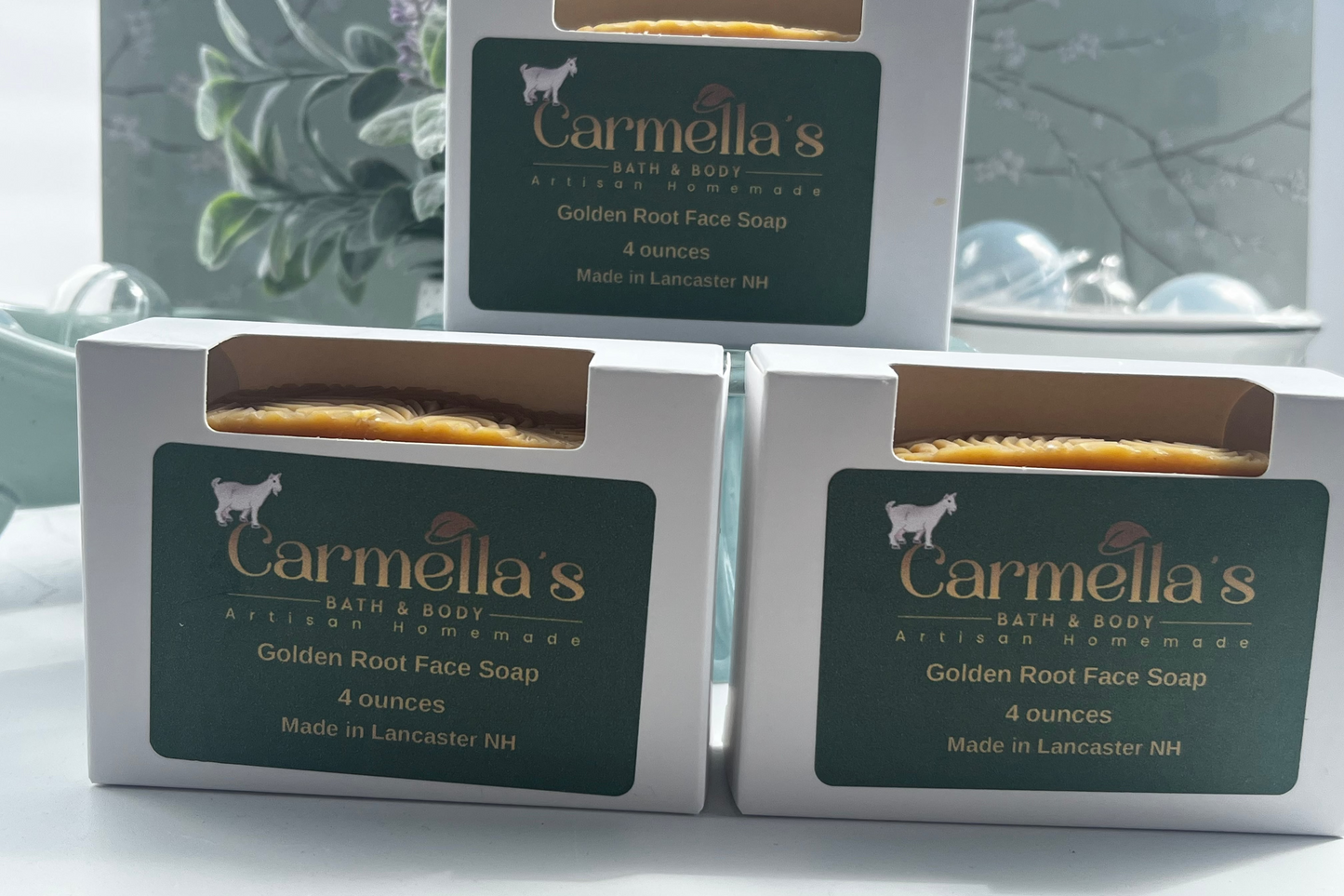 Golden Root Face Soap | Handmade Turmeric & Carrot Cleansing Bar